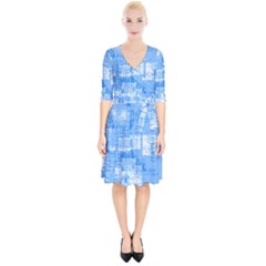 Abstract Art Wrap Up Cocktail Dress