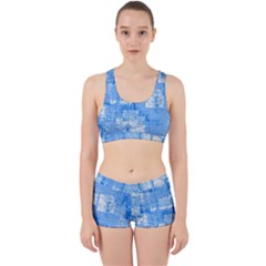 Abstract Art Work It Out Sports Bra Set