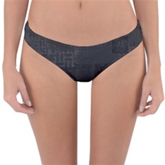 Abstract Art Reversible Hipster Bikini Bottoms