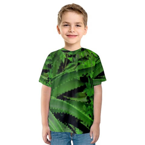 Vivid Tropical Design Kids  Sport Mesh Tee by dflcprints