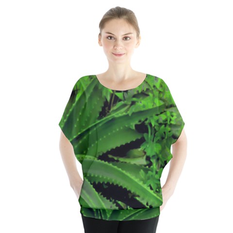 Vivid Tropical Design Blouse by dflcprints