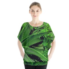 Vivid Tropical Design Blouse