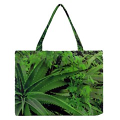 Vivid Tropical Design Zipper Medium Tote Bag