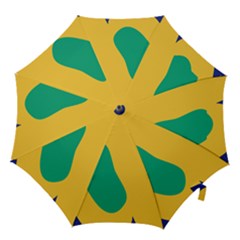 Yellow Green Blue Hook Handle Umbrellas (small)