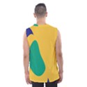 Yellow Green Blue Men s Basketball Tank Top View2