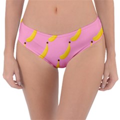 Banana Fruit Yellow Pink Reversible Classic Bikini Bottoms by Mariart