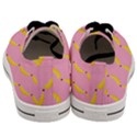 Banana Fruit Yellow Pink Men s Low Top Canvas Sneakers View4