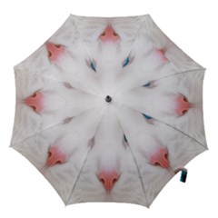 Beautiful White Face Cat Animals Blue Eye Hook Handle Umbrellas (medium) by Mariart