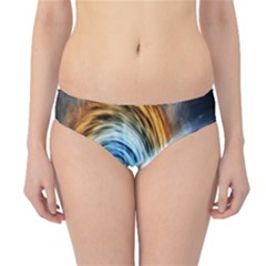 A Blazar Jet In The Middle Galaxy Appear Especially Bright Hipster Bikini Bottoms by Mariart