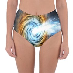 A Blazar Jet In The Middle Galaxy Appear Especially Bright Reversible High-waist Bikini Bottoms by Mariart