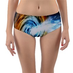 A Blazar Jet In The Middle Galaxy Appear Especially Bright Reversible Mid-waist Bikini Bottoms by Mariart