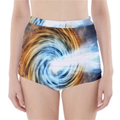 A Blazar Jet In The Middle Galaxy Appear Especially Bright High-waisted Bikini Bottoms by Mariart