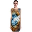 A Blazar Jet In The Middle Galaxy Appear Especially Bright Sleeveless Velvet Midi Dress View1