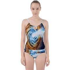 A Blazar Jet In The Middle Galaxy Appear Especially Bright Cut Out Top Tankini Set by Mariart