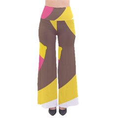 Breast Pink Brown Yellow White Rainbow Pants by Mariart