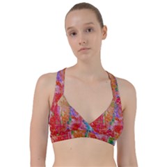 Colorful Watercolors Pattern                                Sweetheart Sports Bra