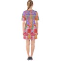 Colorful watercolors pattern                               Sixties Short Sleeve Mini Dress View2