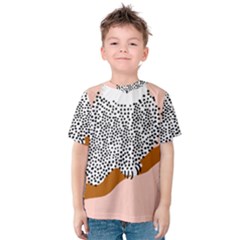 Animals Bird Owl Pink Polka Dots Kids  Cotton Tee