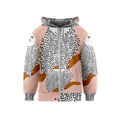 Animals Bird Owl Pink Polka Dots Kids  Zipper Hoodie by Mariart