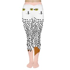 Animals Bird Owl Pink Polka Dots Women s Tights by Mariart