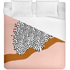 Animals Bird Owl Pink Polka Dots Duvet Cover (king Size)