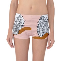 Animals Bird Owl Pink Polka Dots Reversible Boyleg Bikini Bottoms by Mariart