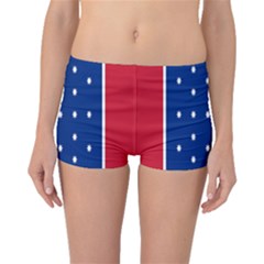 British American Flag Red Blue Star Boyleg Bikini Bottoms