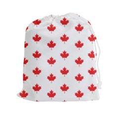 Canadian Maple Leaf Pattern Drawstring Pouches (xxl)