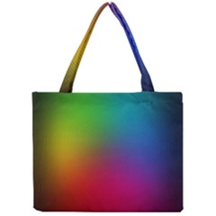 Bright Lines Resolution Image Wallpaper Rainbow Mini Tote Bag by Mariart