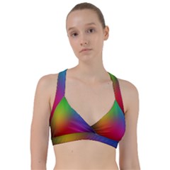 Bright Lines Resolution Image Wallpaper Rainbow Sweetheart Sports Bra