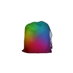 Bright Lines Resolution Image Wallpaper Rainbow Drawstring Pouches (xs) 