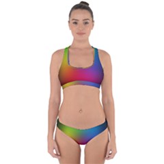 Bright Lines Resolution Image Wallpaper Rainbow Cross Back Hipster Bikini Set by Mariart