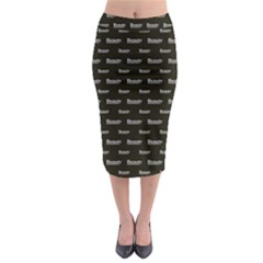 Beauty Moments Phrase Pattern Midi Pencil Skirt by dflcprints