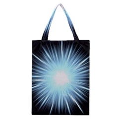 Bright Light On Black Background Classic Tote Bag