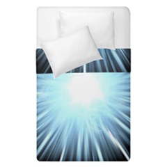 Bright Light On Black Background Duvet Cover Double Side (single Size)