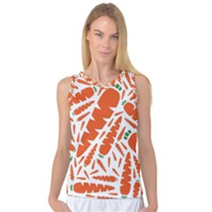 Carrots Fruit Vegetable Orange Women s Basketball Tank Top by Mariart