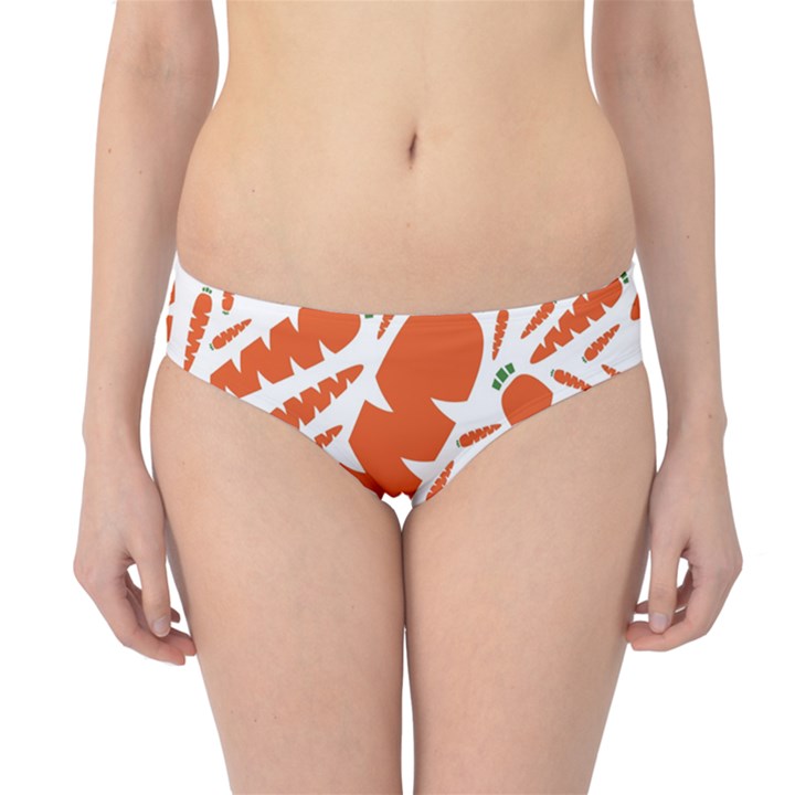 Carrots Fruit Vegetable Orange Hipster Bikini Bottoms