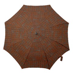 Brick Wall Brown Line Hook Handle Umbrellas (small)