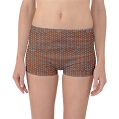 Brick Wall Brown Line Boyleg Bikini Bottoms