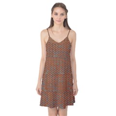 Brick Wall Brown Line Camis Nightgown