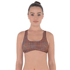 Brick Wall Brown Line Got No Strings Sports Bra