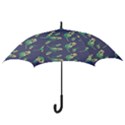 Canaries Budgie Pattern Bird Animals Cute Hook Handle Umbrellas (Medium) View3