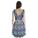 Canaries Budgie Pattern Bird Animals Cute Split Back Mini Dress  View2