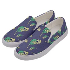 Canaries Budgie Pattern Bird Animals Cute Men s Canvas Slip Ons by Mariart