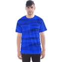 Dark Blue Stripes Seamless Men s Sports Mesh Tee View1