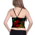 Flower Power, Wonderful Flowers, Vintage Design Spaghetti Strap Bra Top View2