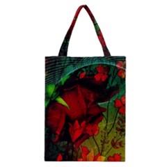 Flower Power, Wonderful Flowers, Vintage Design Classic Tote Bag by FantasyWorld7