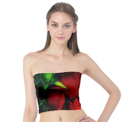 Flower Power, Wonderful Flowers, Vintage Design Tube Top by FantasyWorld7