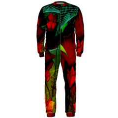 Flower Power, Wonderful Flowers, Vintage Design Onepiece Jumpsuit (men)  by FantasyWorld7