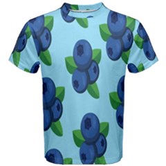 Fruit Nordic Grapes Green Blue Men s Cotton Tee